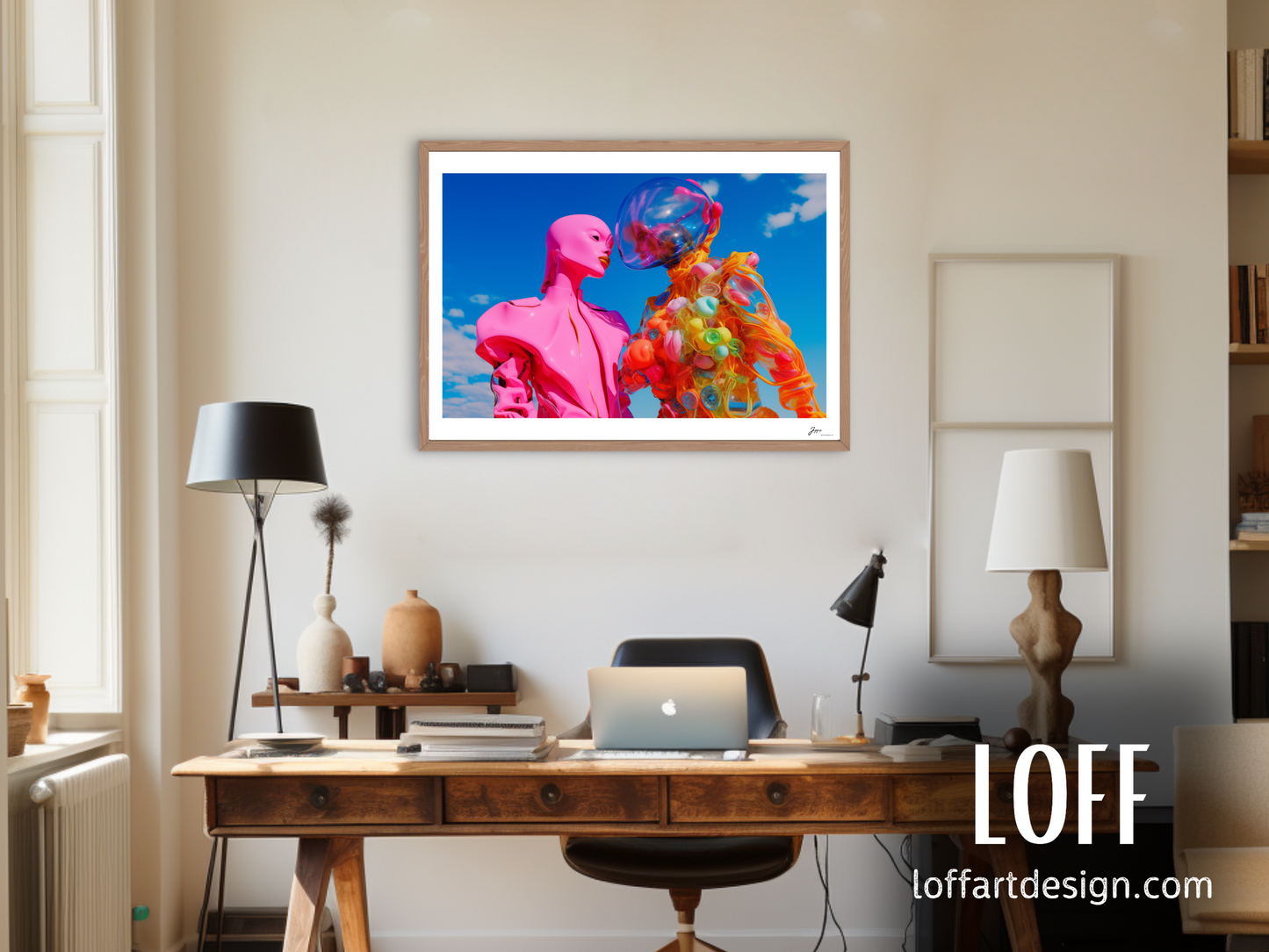 Modern Love - Poster - AI Art