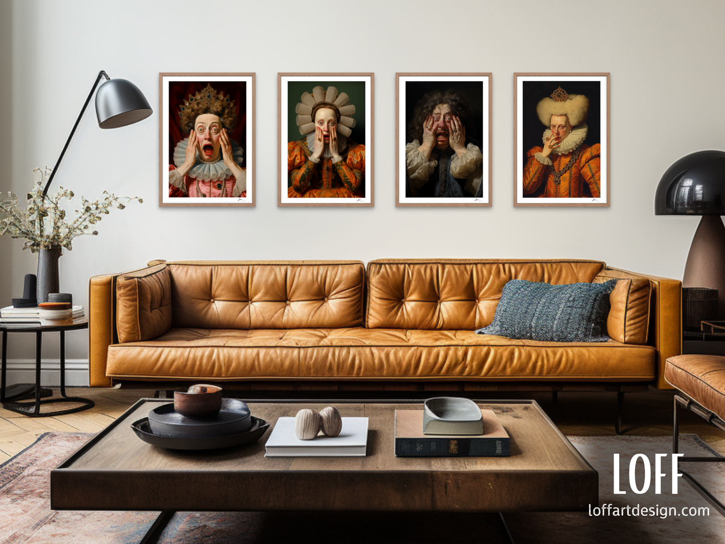 Marquessa Penelope - Poster - Funny Classical Painting Portrait Prints