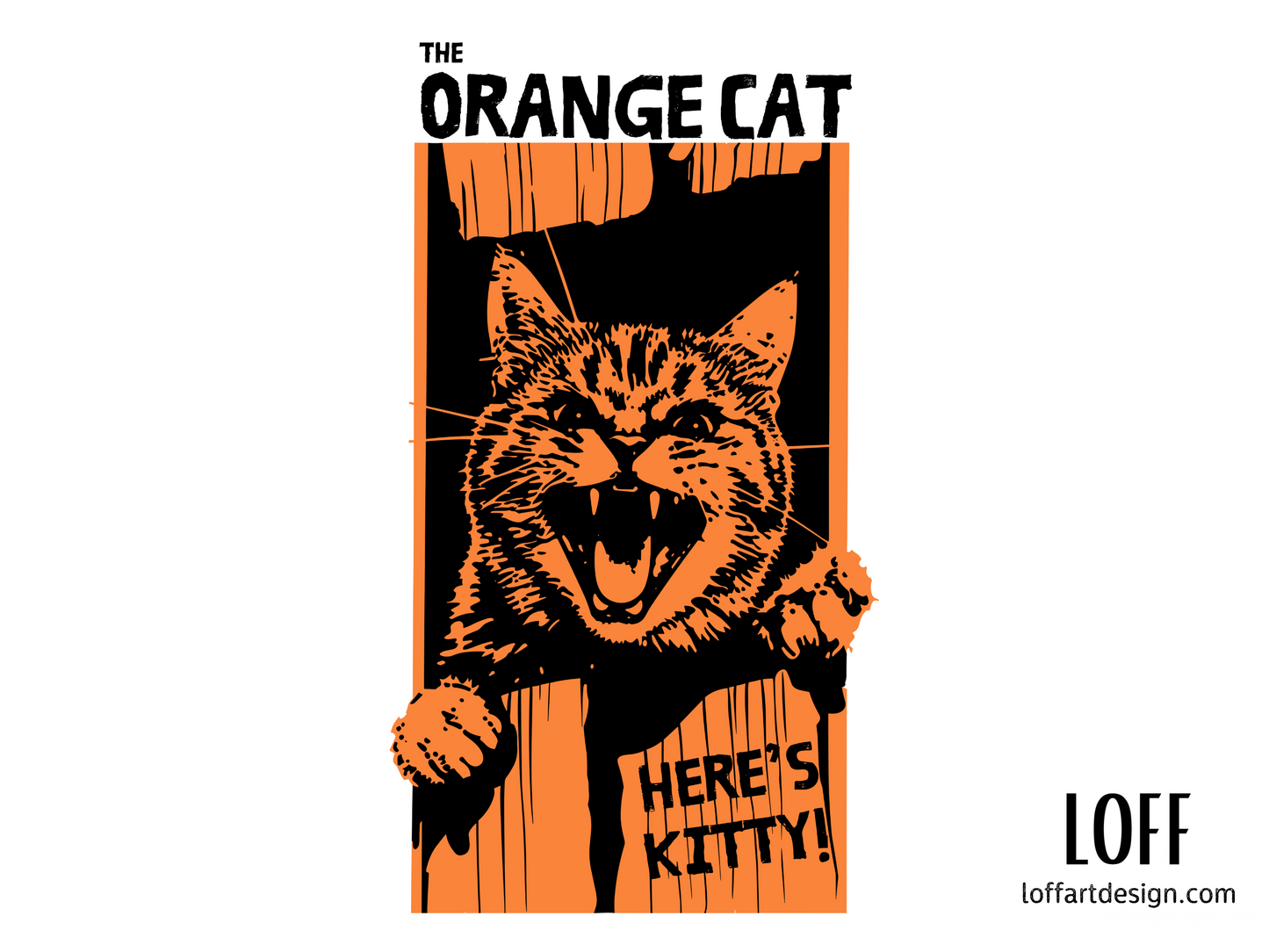 Orange cat mug, The Shining parody, funny cat mug, cat lover gift,