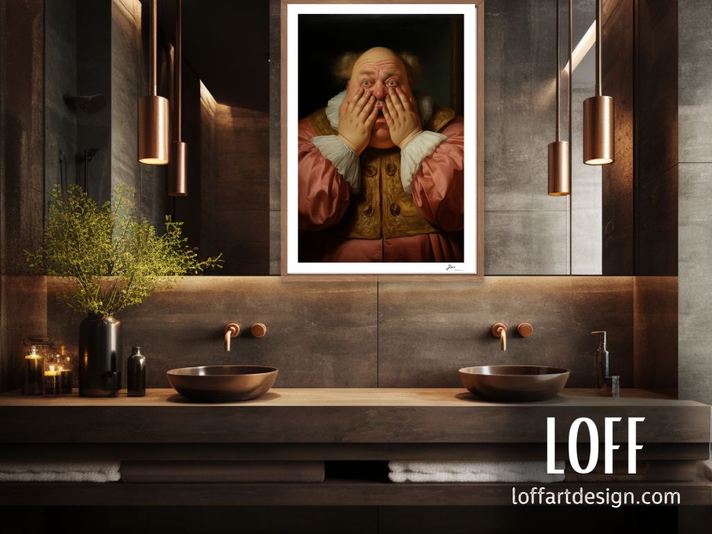Baron Bartholomew Poster - Funny Classical Painting Portrait Prints