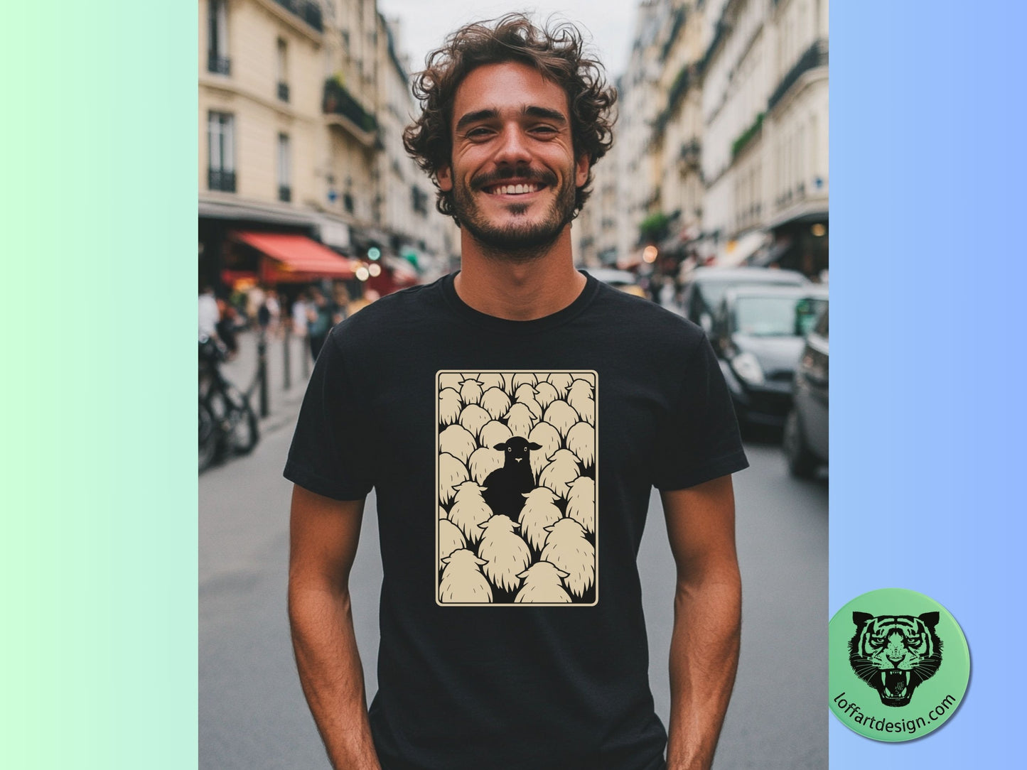 Black Sheep -Unisex t-shirt