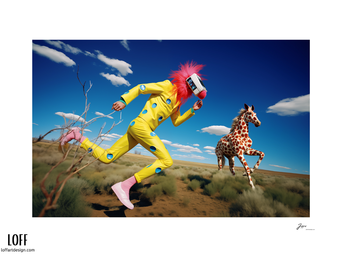 Joe the Lion - Poster - AI Art