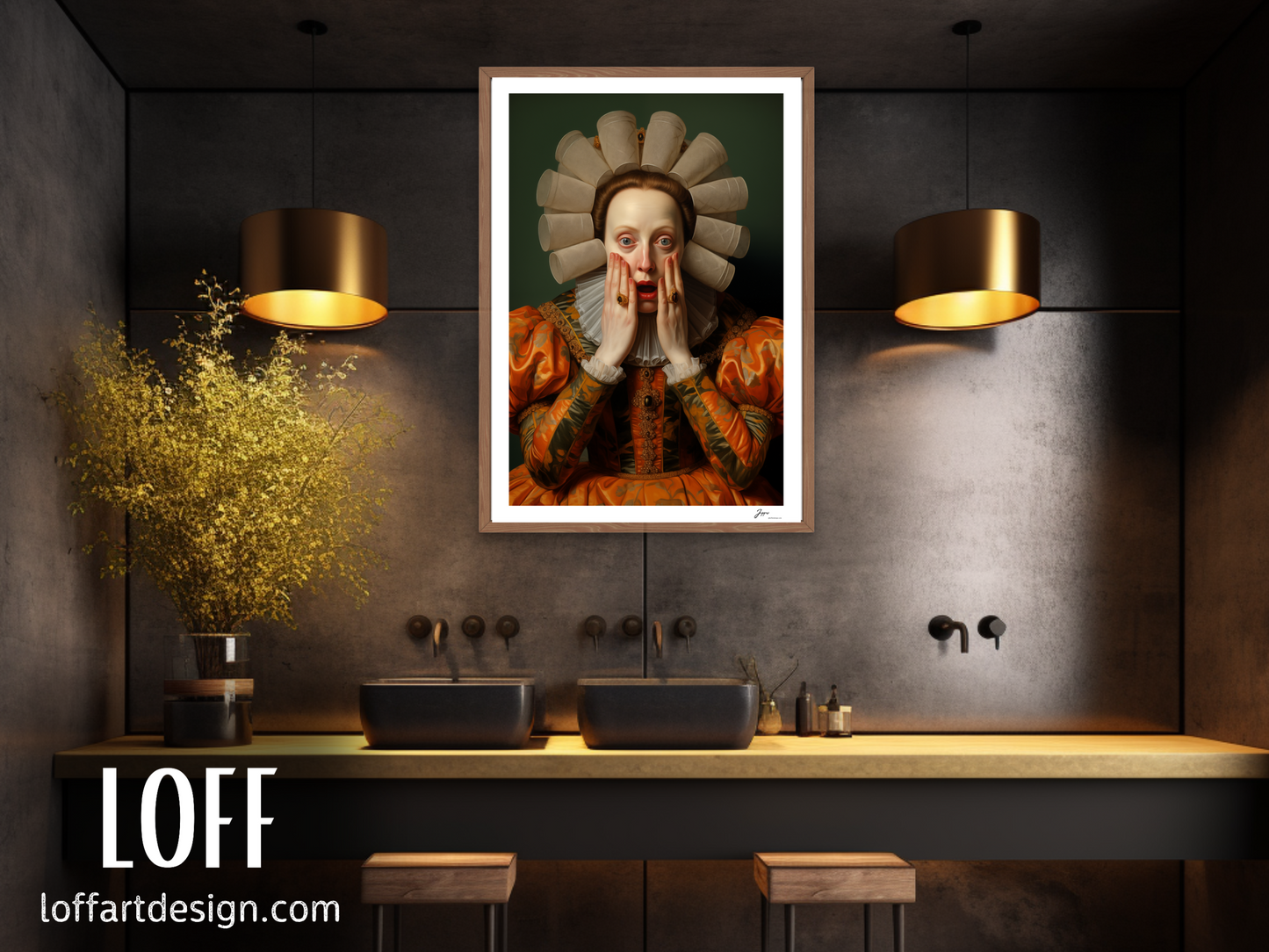 Marquessa Penelope - Poster - Funny Classical Painting Portrait Prints