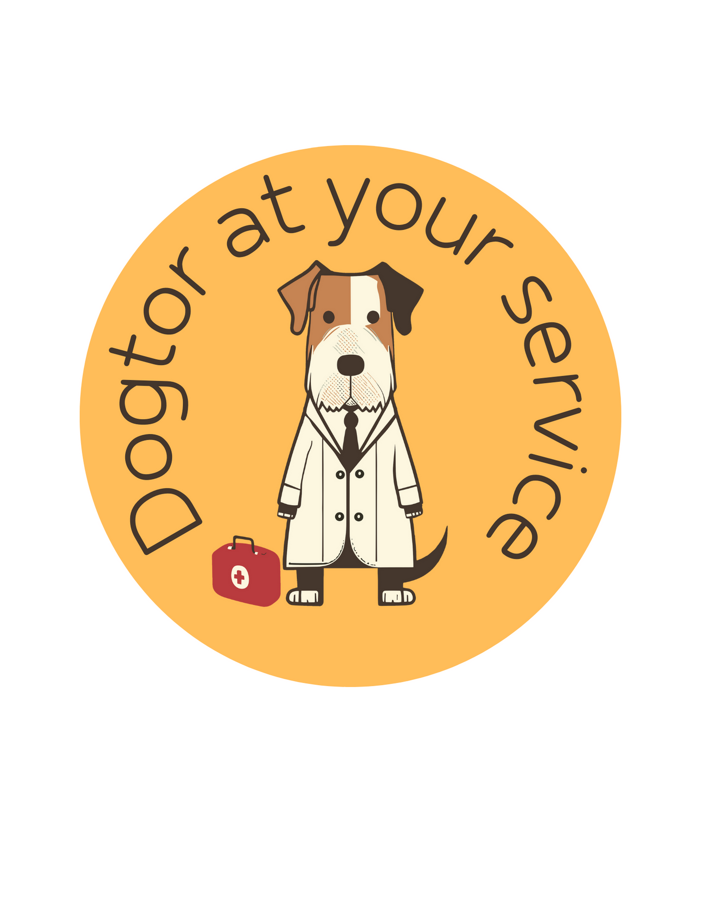 funny dog, mug, doctor dog illustration, medical humor, dog lovers, gifts for doctors