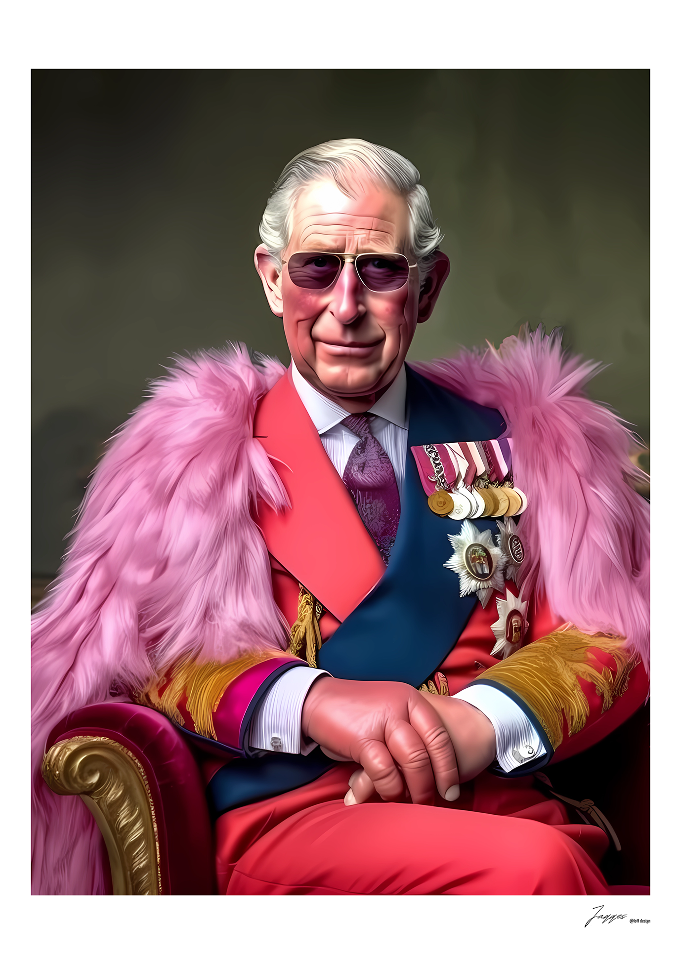 King Charles III's Glamorous - Poster