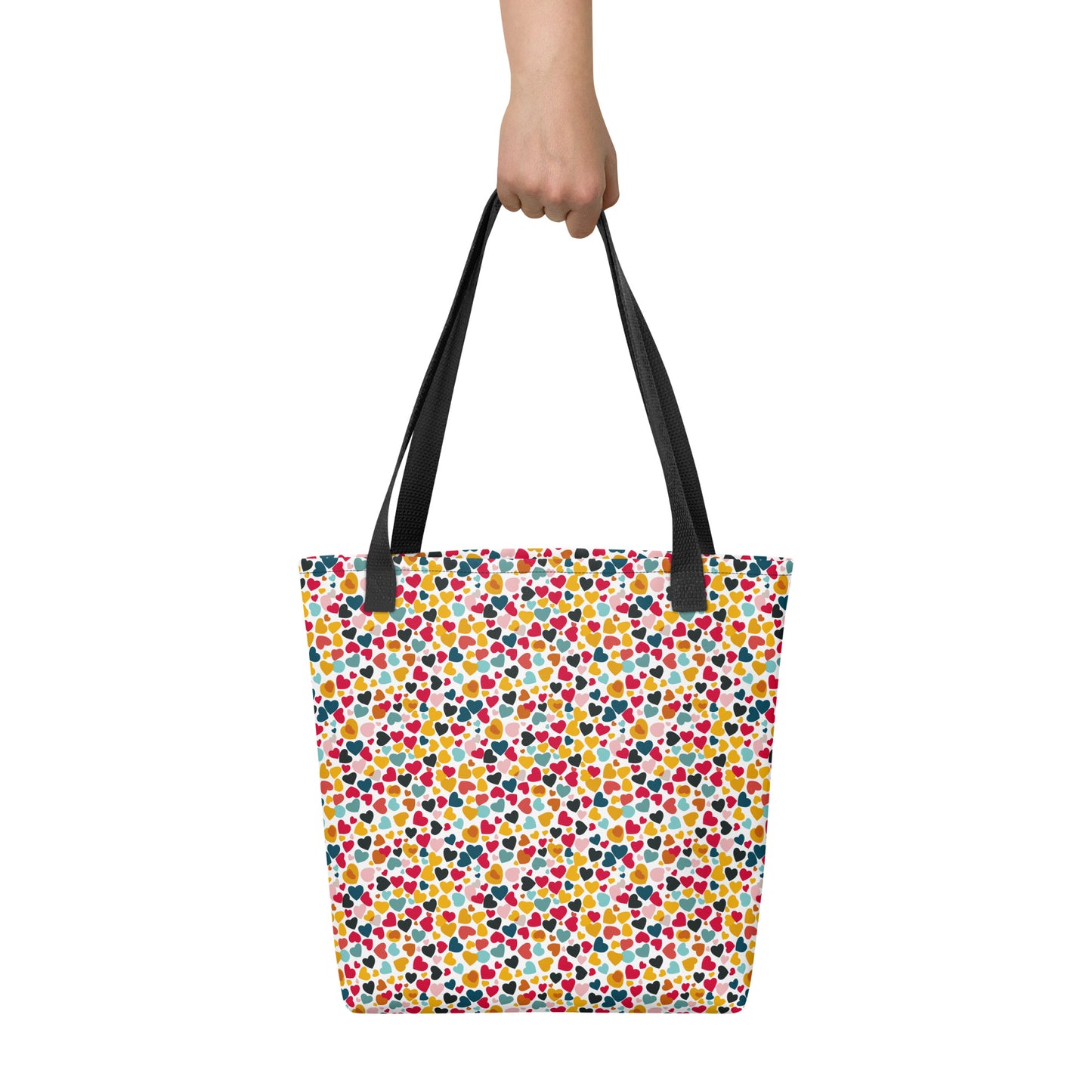 Heart Petals - Tote bag - Hearts Pattern - valentines day-mom gift -gift idea Heart Petals - Tote bag - Hearts Pattern - valentines day-mom gift -gift idea