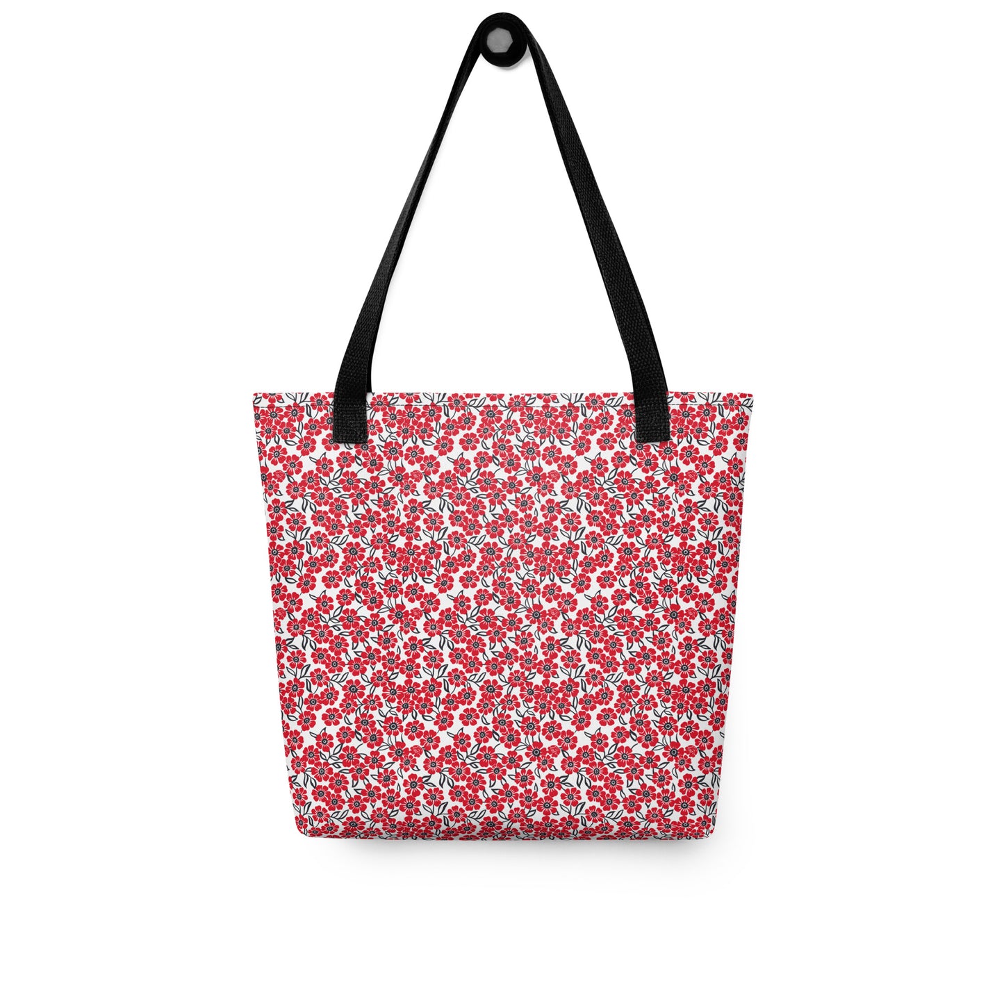 Scarlet Bloom pattern - Tote bag