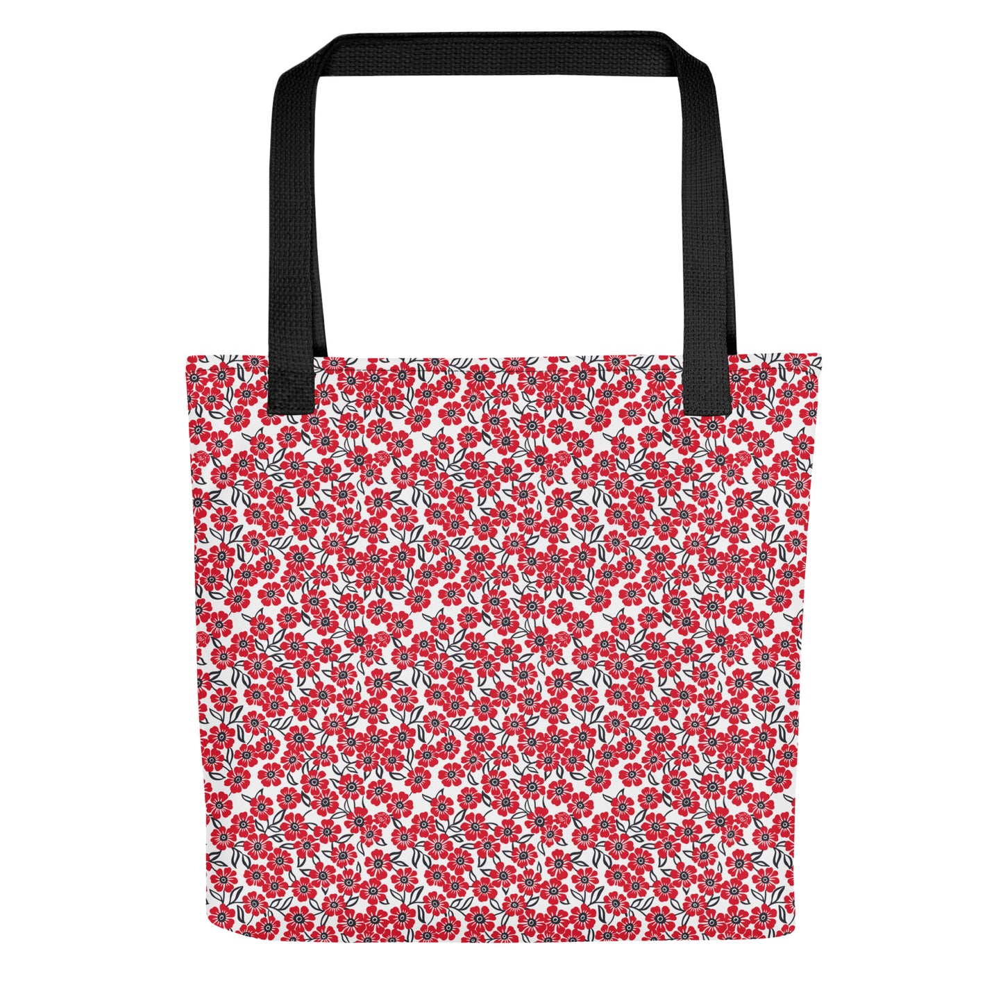 Scarlet Bloom pattern - Tote bag