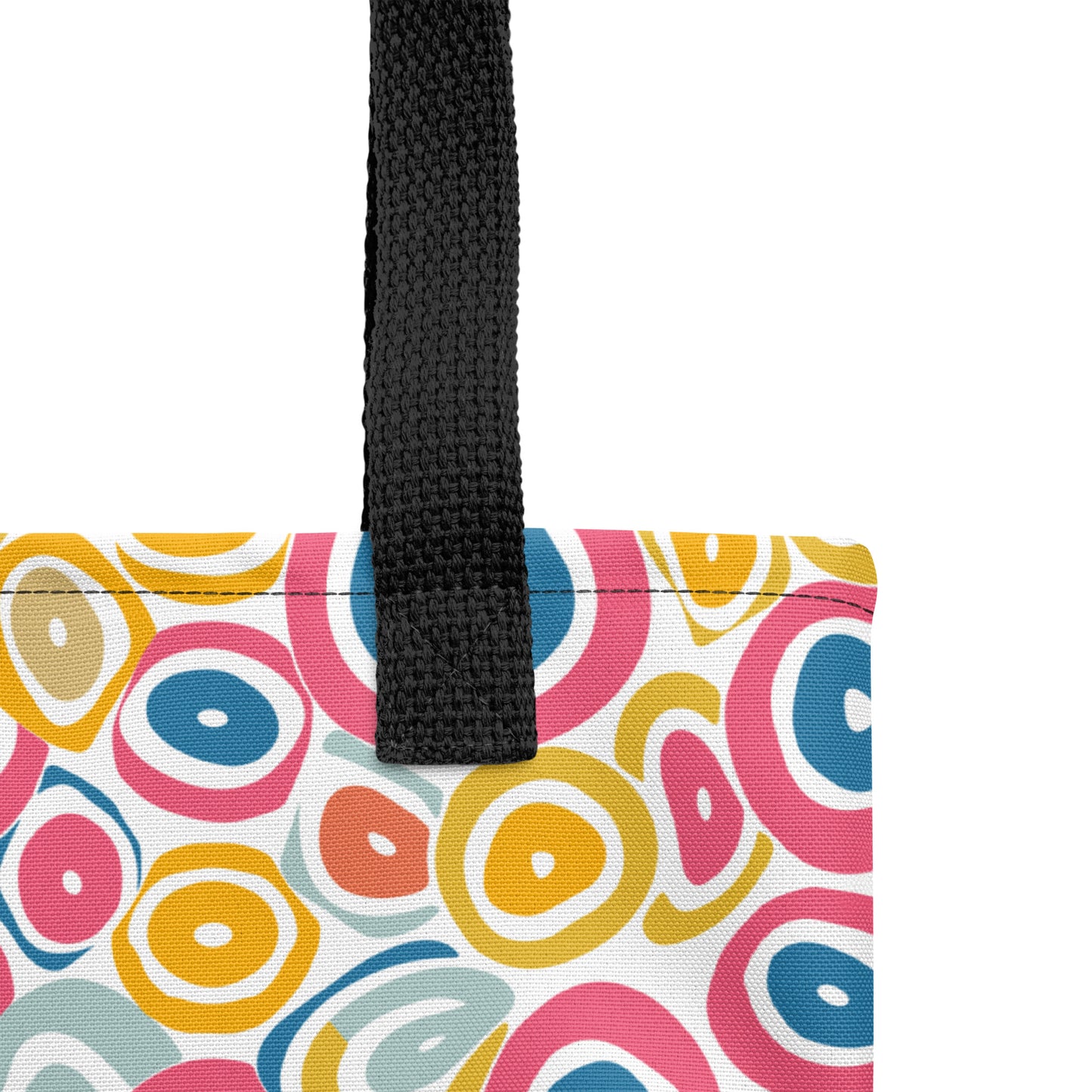 Colorful Hoops Pattern: Embrace the Vibrancy! Tote bag