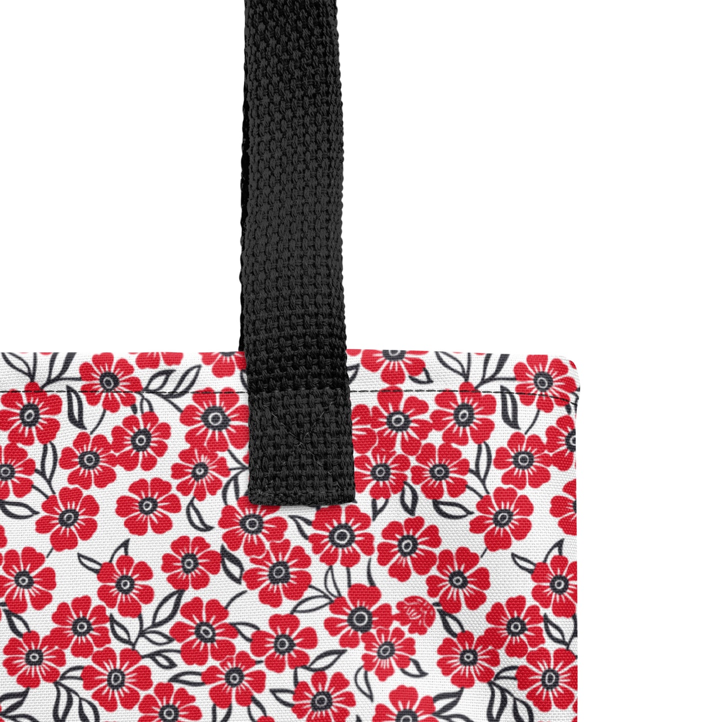 Scarlet Bloom pattern - Tote bag