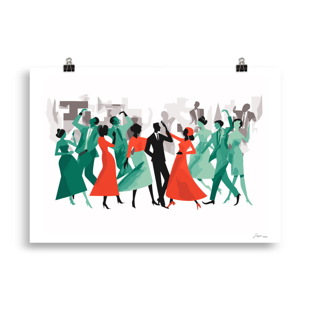 Swingin' Soirée" Jazz Party - Poster