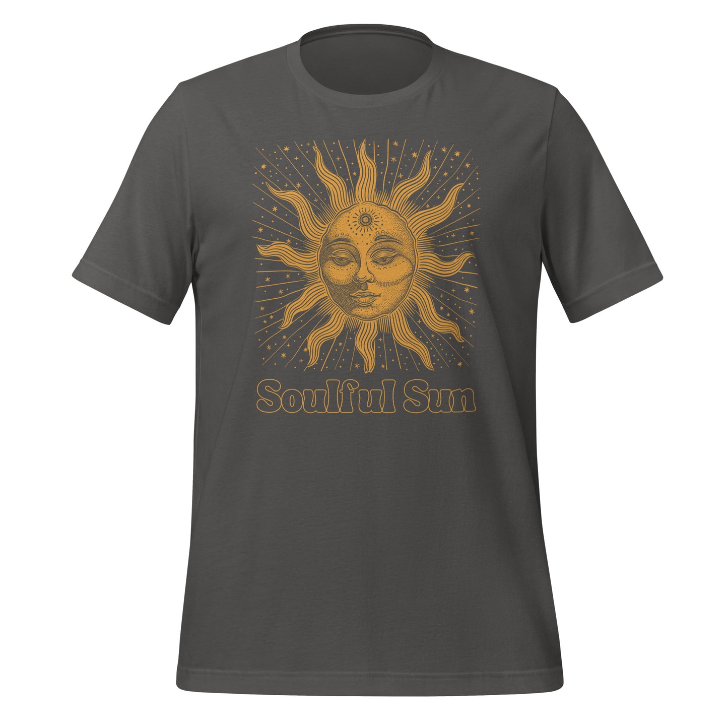 Soulful Sun - Vintage Meditation Unisex T-Shirt