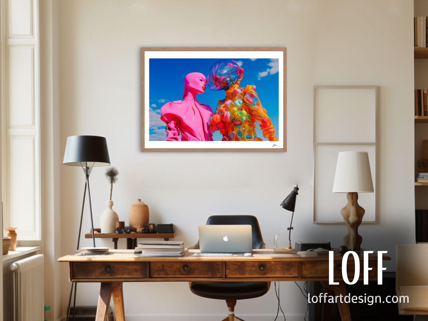 Modern Love - Poster -  AI Art