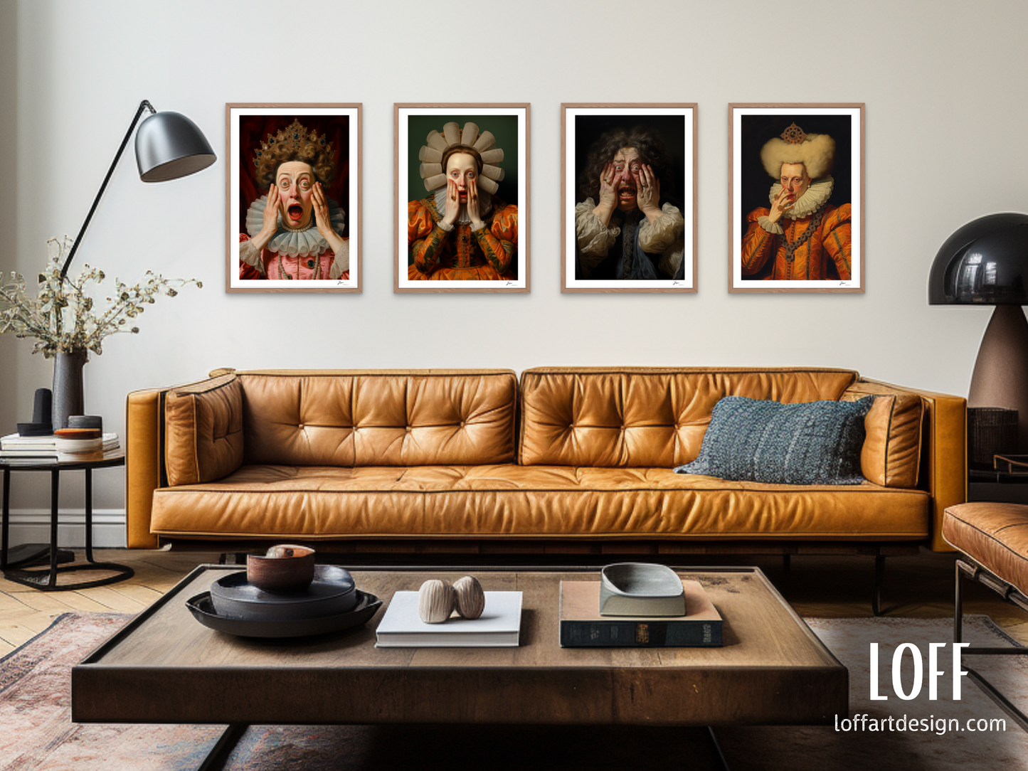 Marquessa Penelope - Poster - Funny Classical  Painting Portrait Prints