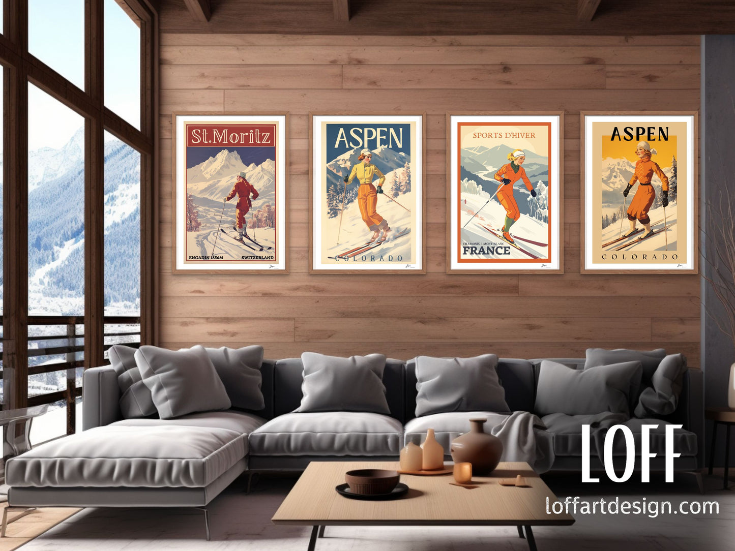 Aspen - Ski Vintage Poster