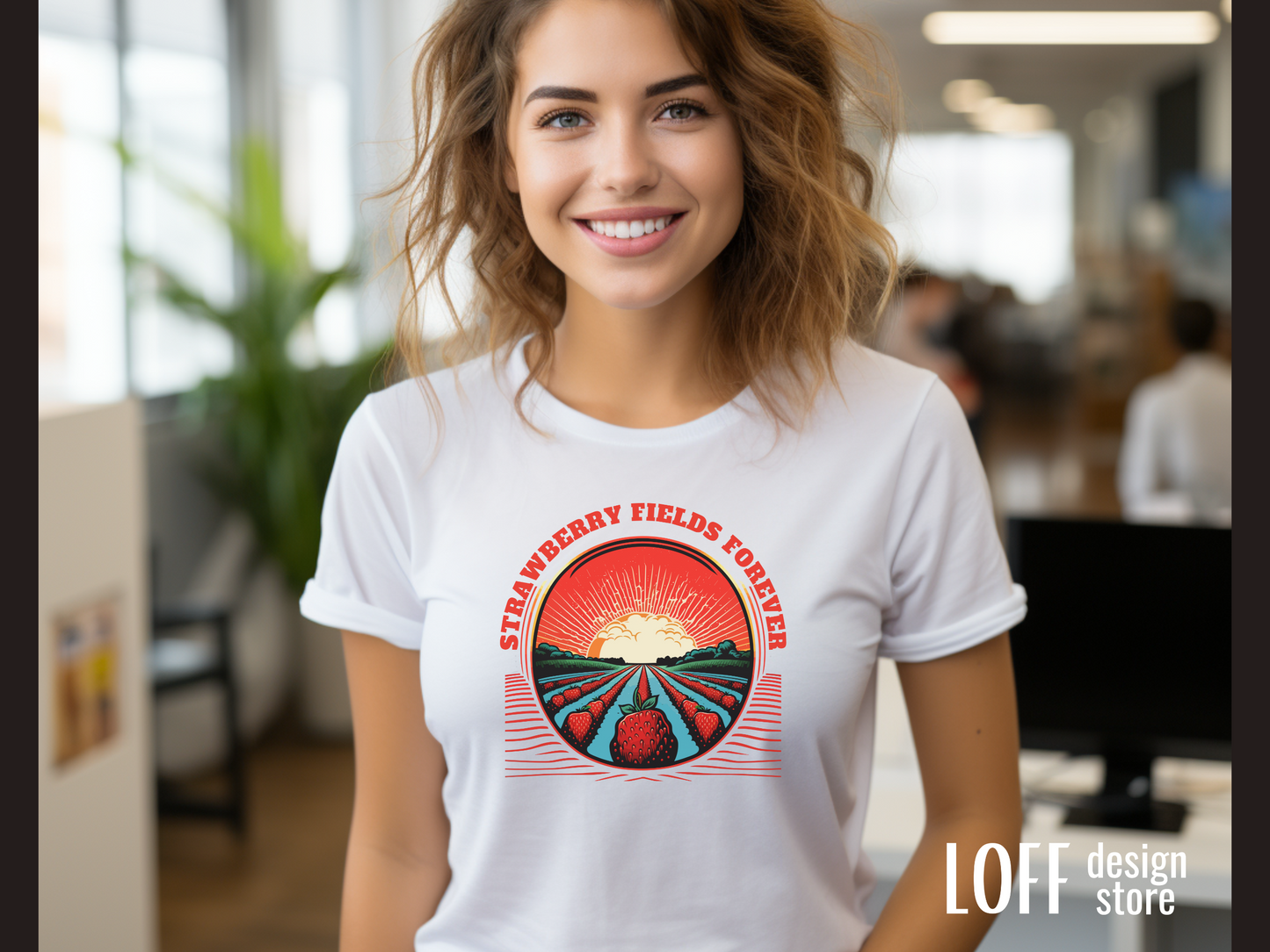 Strawberry Fields Forever- Unisex t-shirt