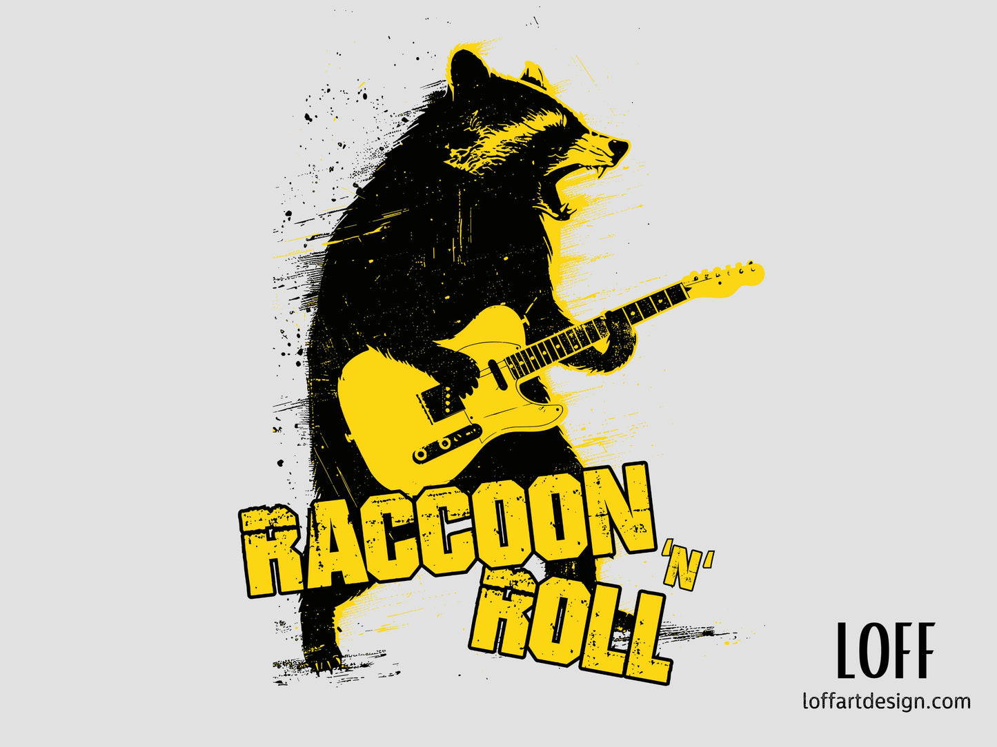 Raccoon ‘n’ Roll tee - Unisex t-shirt