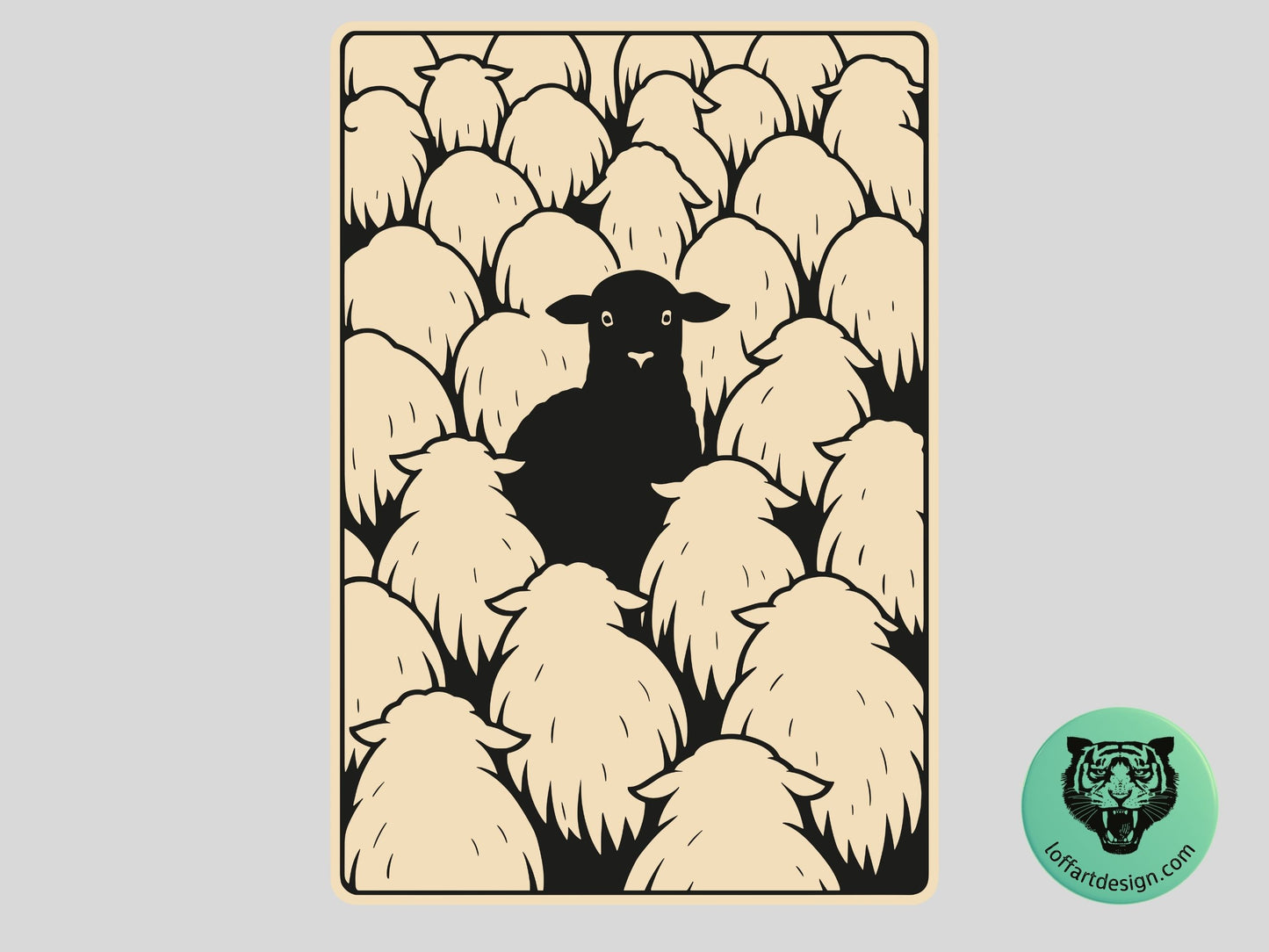 Black Sheep -Unisex t-shirt