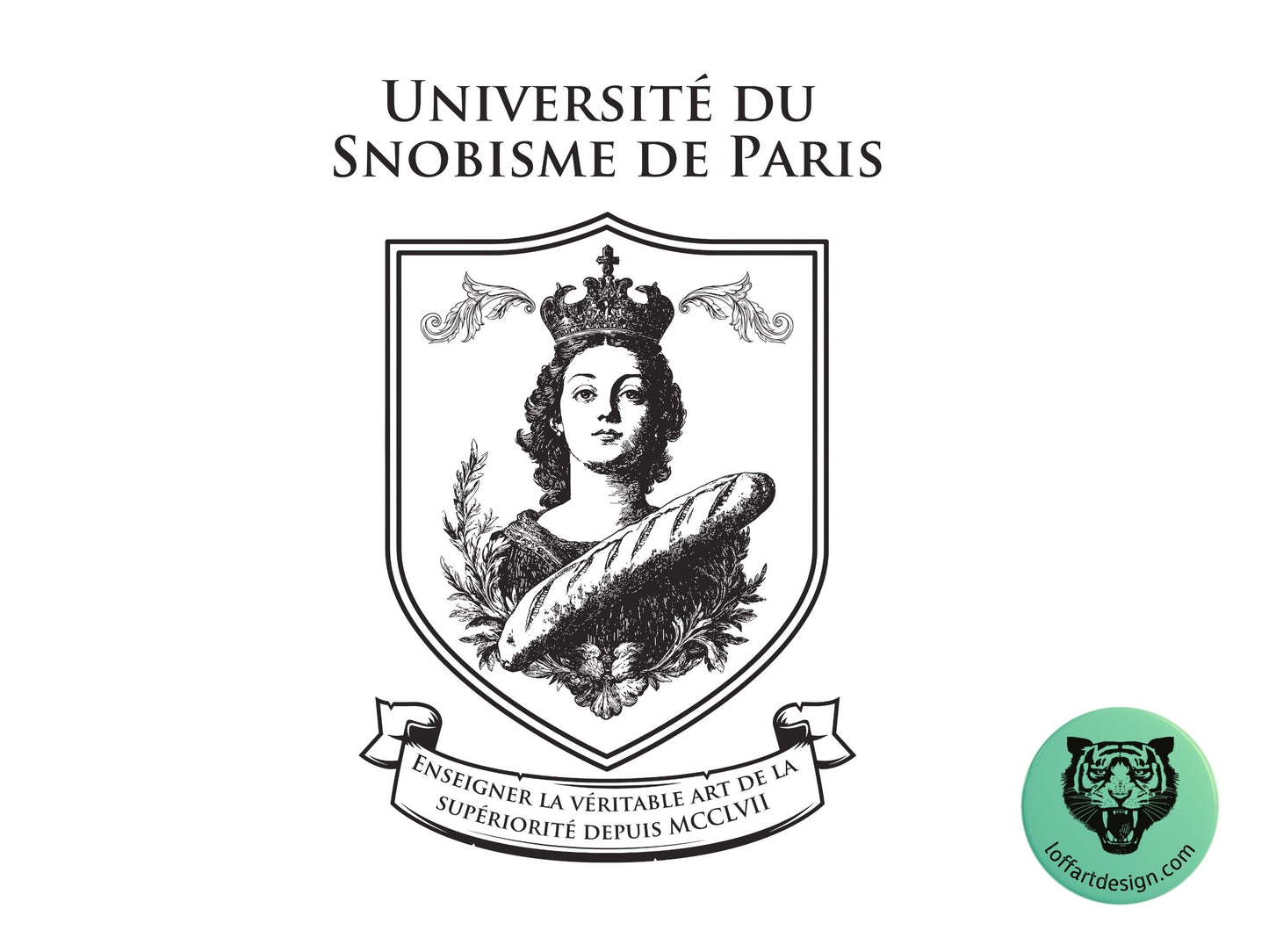 Université du Snobisme de Paris -Unisex t-shirt