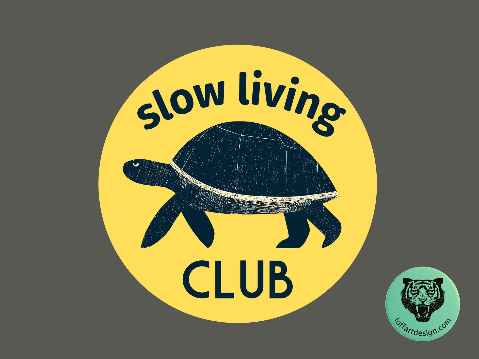 slow living turtle tee