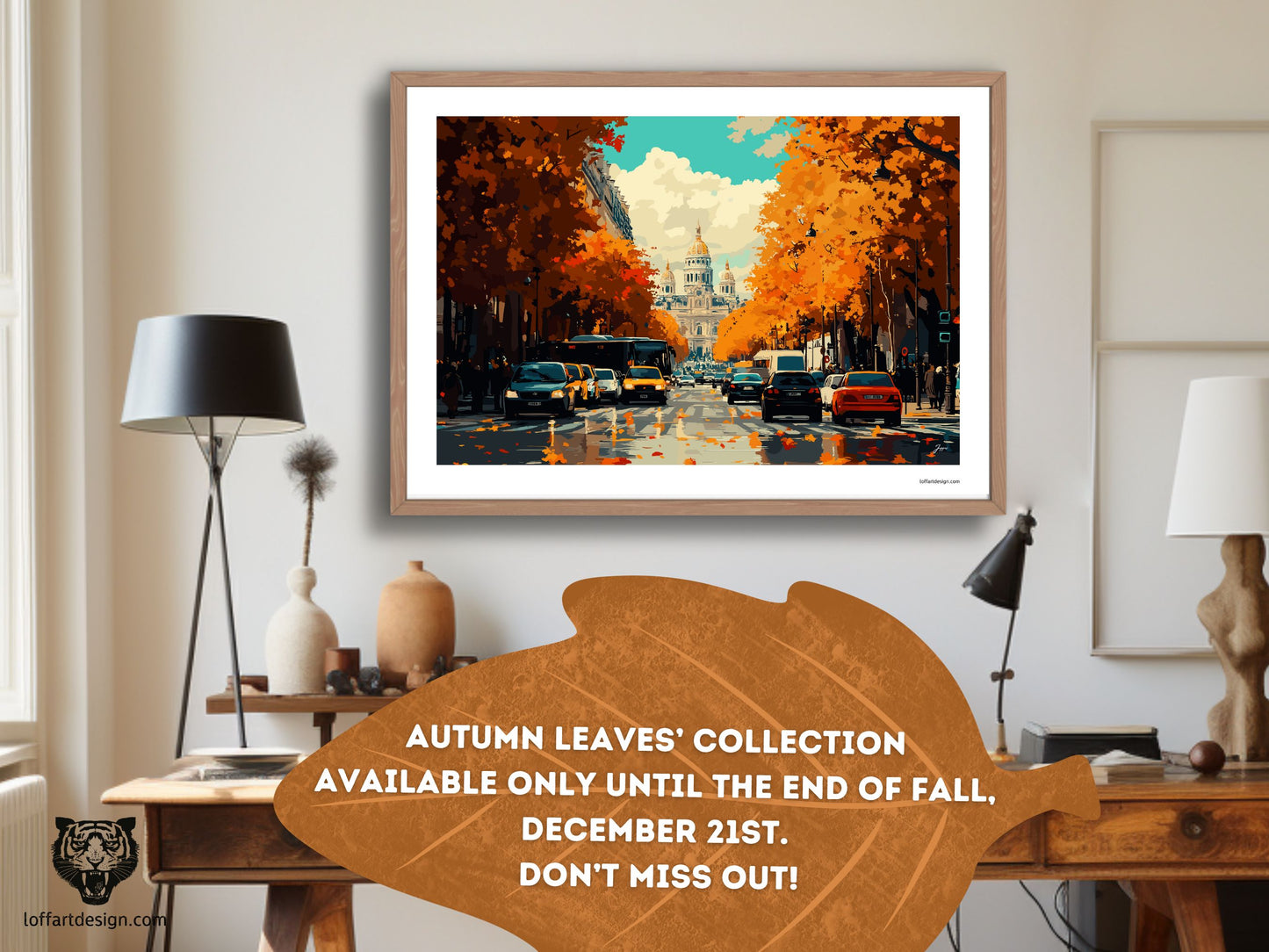 Autumn in the City Poster