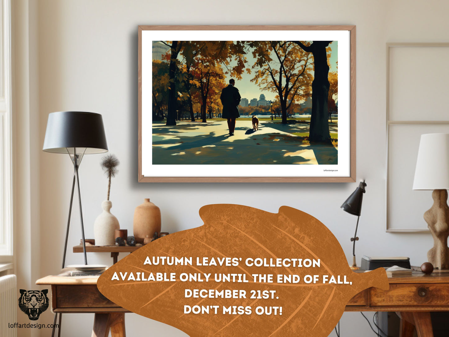 Autumn Stroll Poster