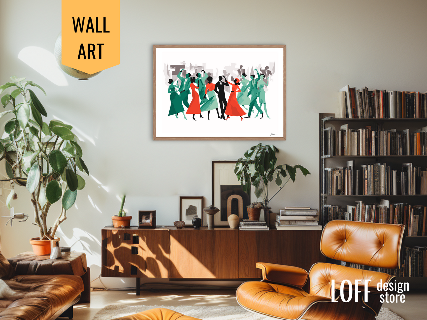 Jazz party poster-home decor-wall art - art deco - vintage art