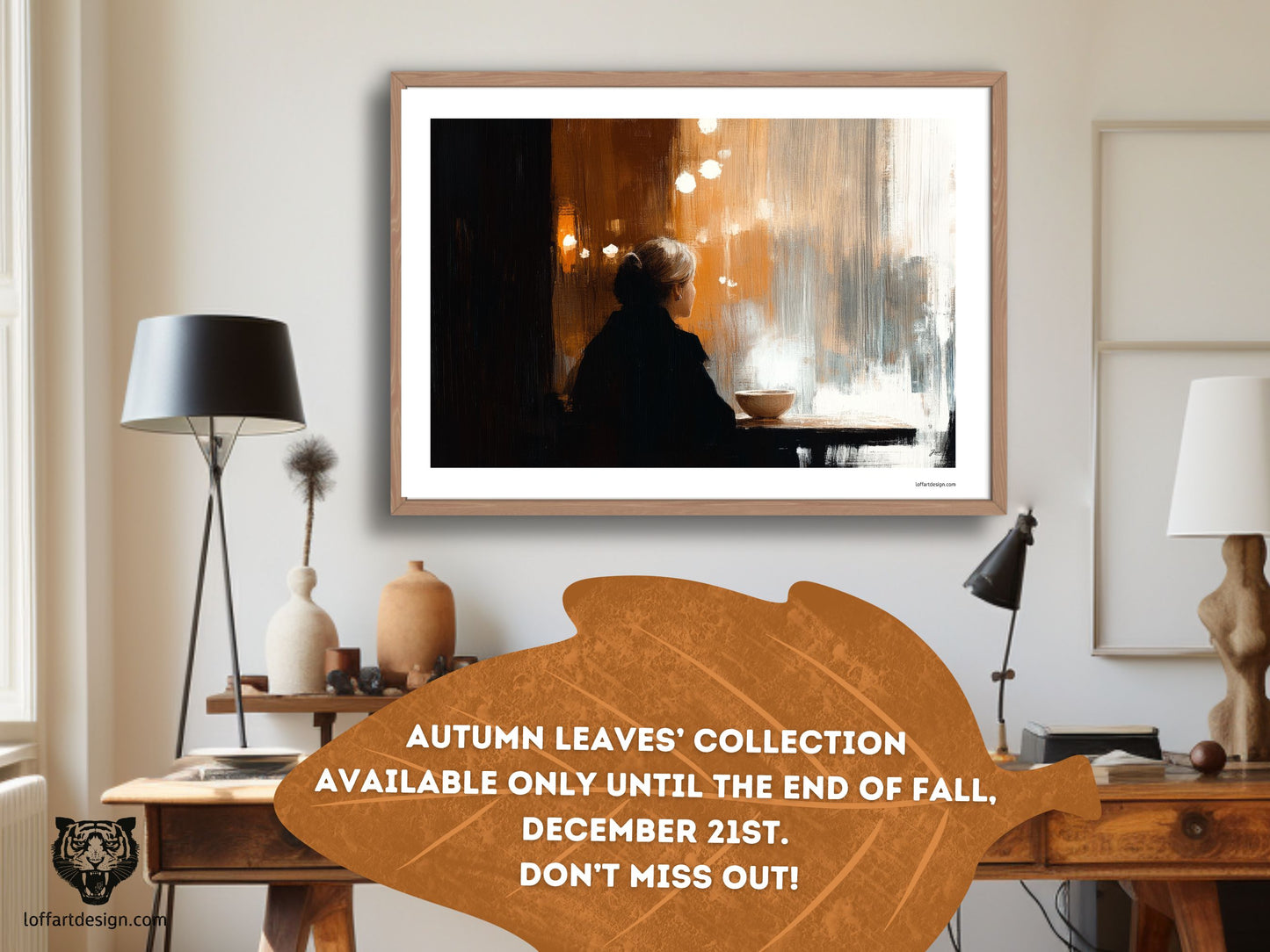 limited edition poster_warm autumn tones_wal_art_gift