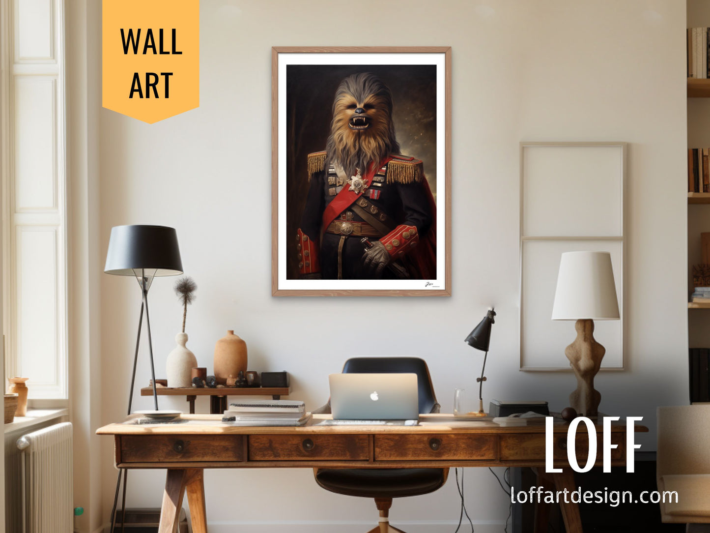 Chewbacca, Star Wars, poster, geek, vintage