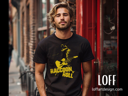 Raccoon ‘n’ Roll - Unisex t-shirt