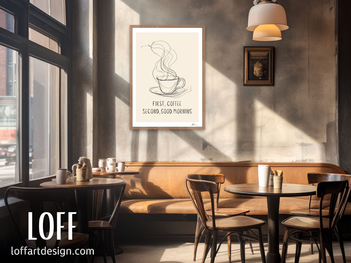 First, coffee - Poster - Coffee Lovers wall decor