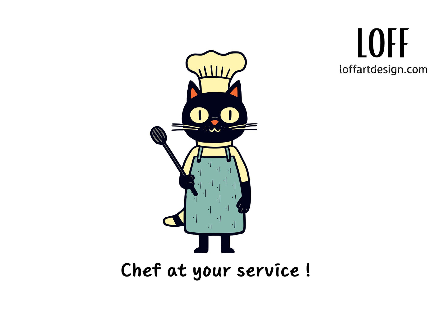 Chef at your service Unisex t-shirt