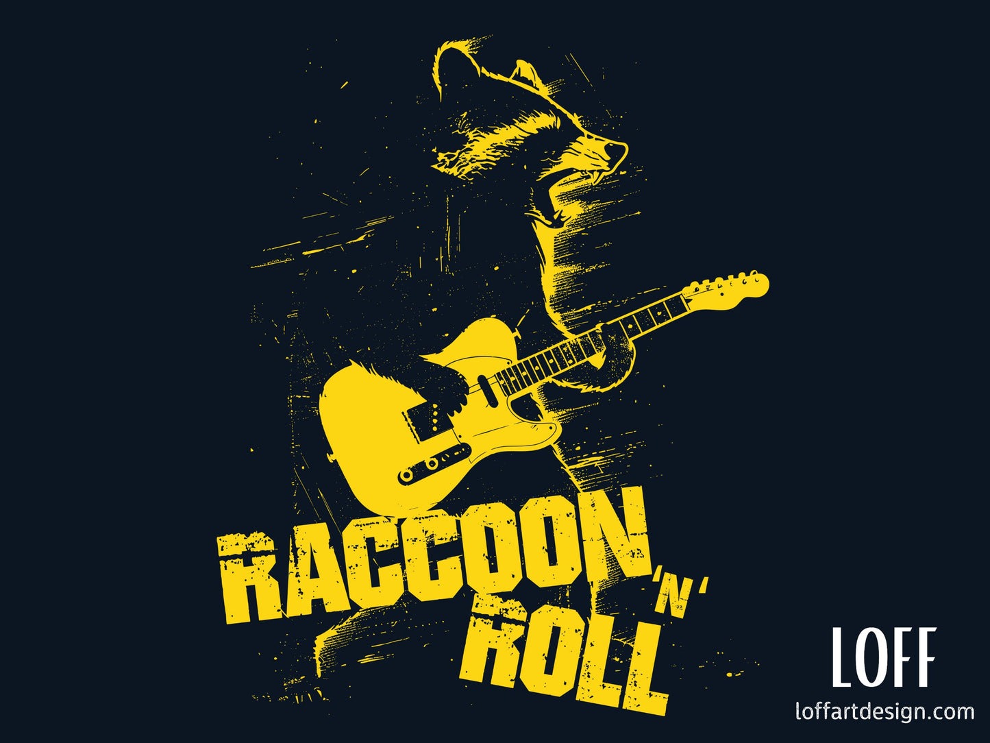 Raccoon ‘n’ Roll - Unisex t-shirt