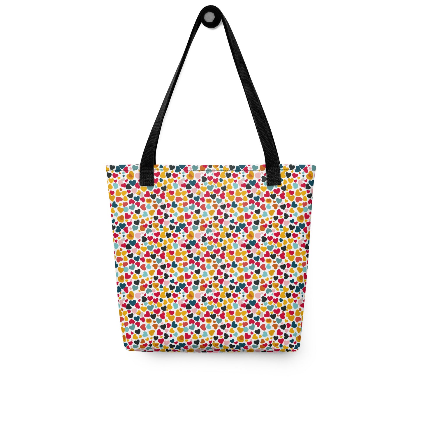 Heart Petals - Tote bag - Hearts Pattern - valentines day-mom gift -gift idea 