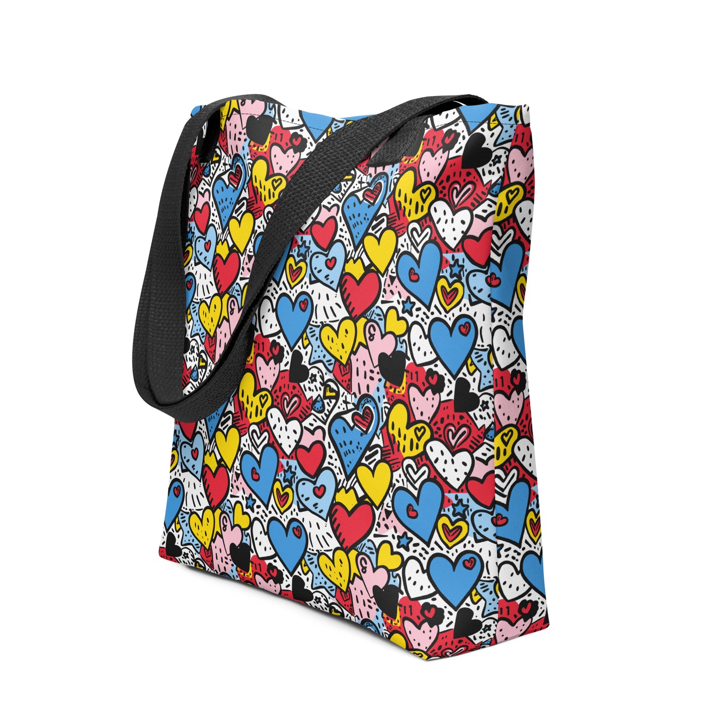 Pop Hearts - Tote bag - Pop art style hearts