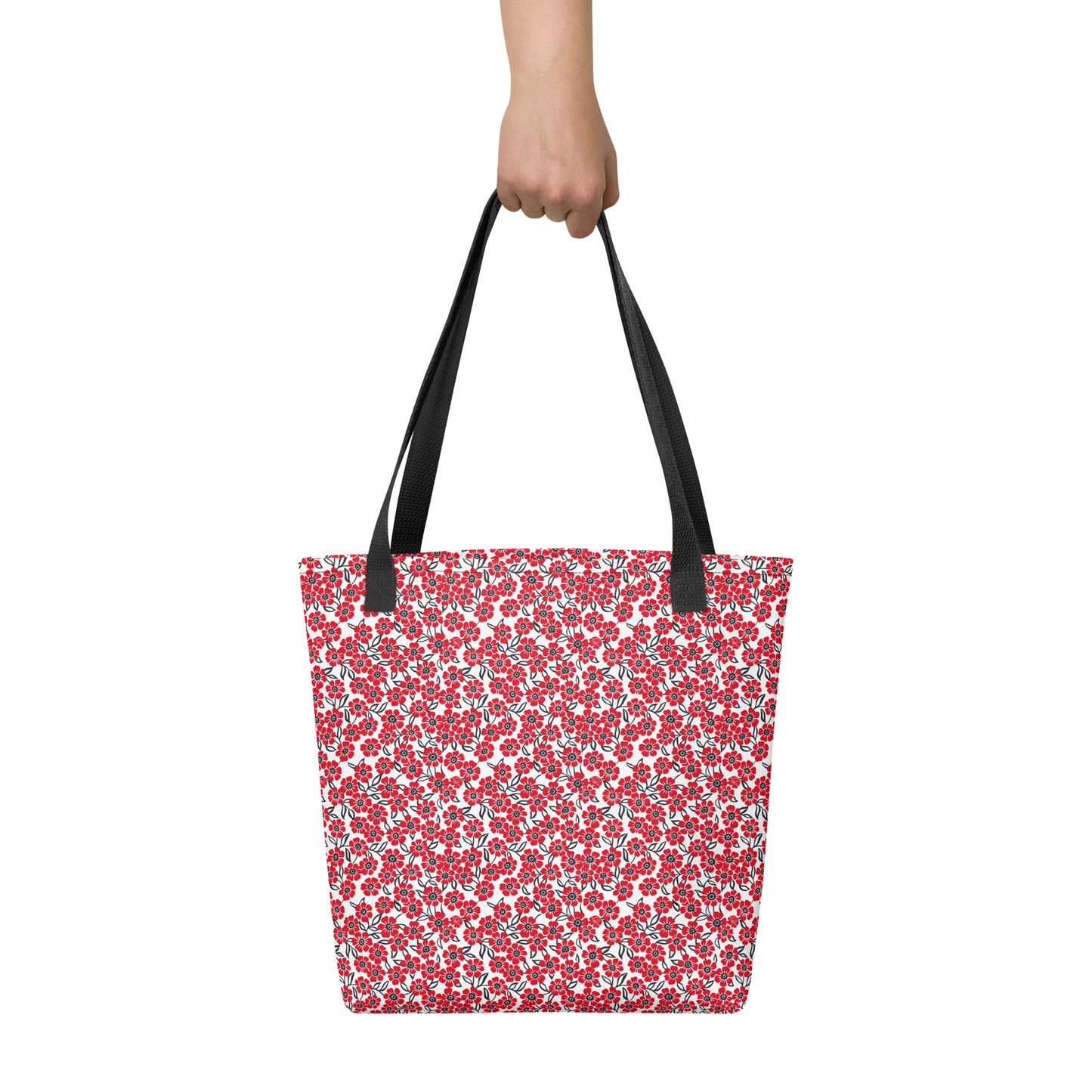 Scarlet Bloom  pattern - Tote bag