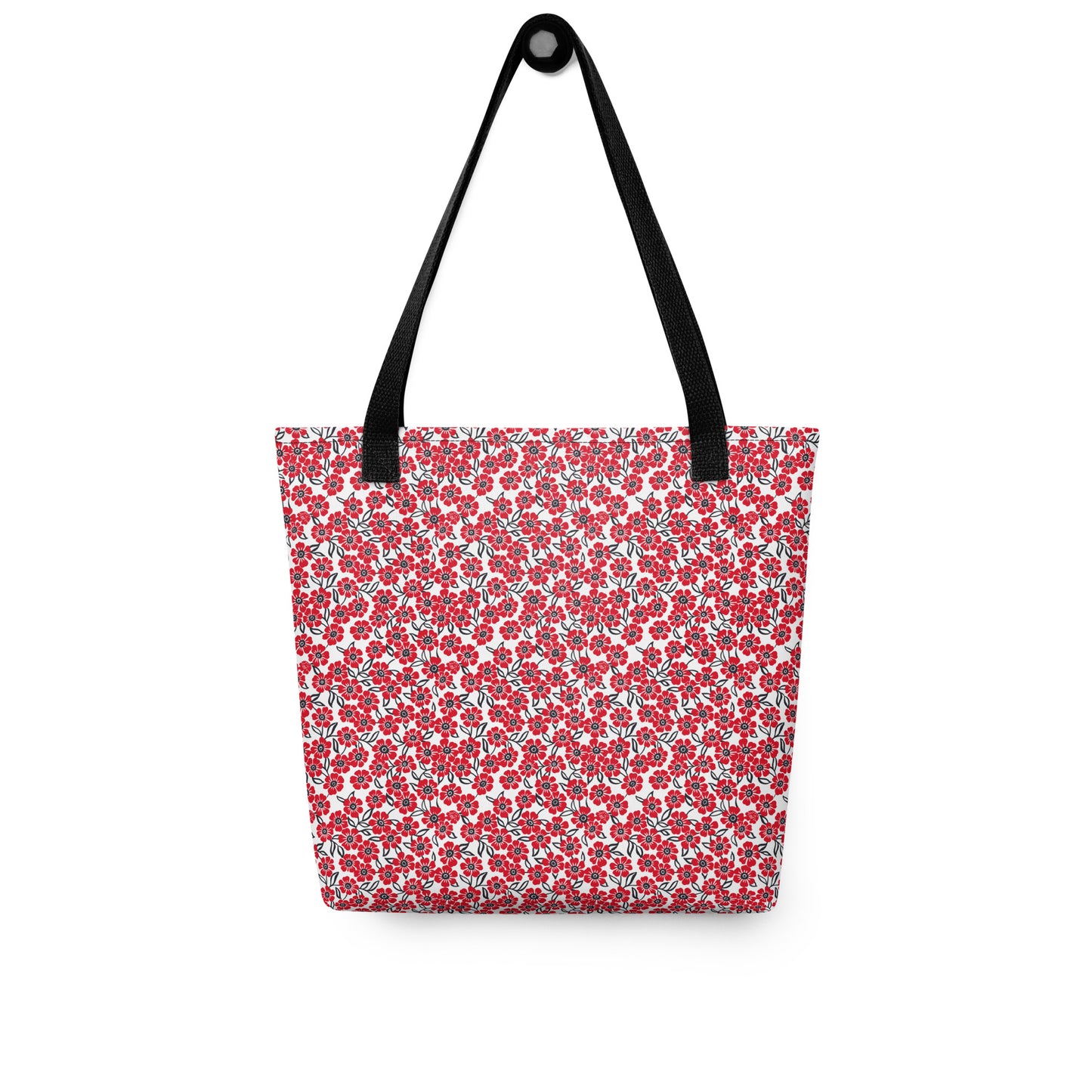 Scarlet Bloom  pattern - Tote bag