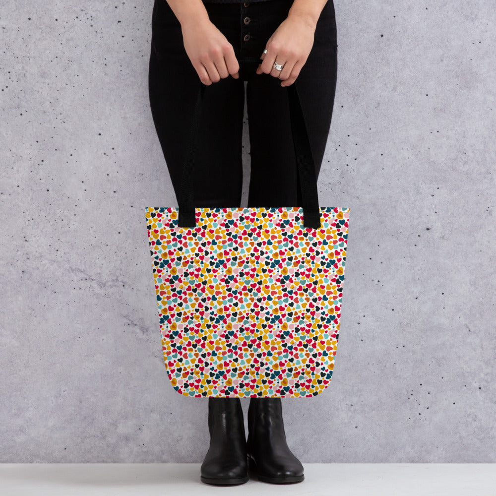 Heart Petals - Tote bag - Hearts Pattern