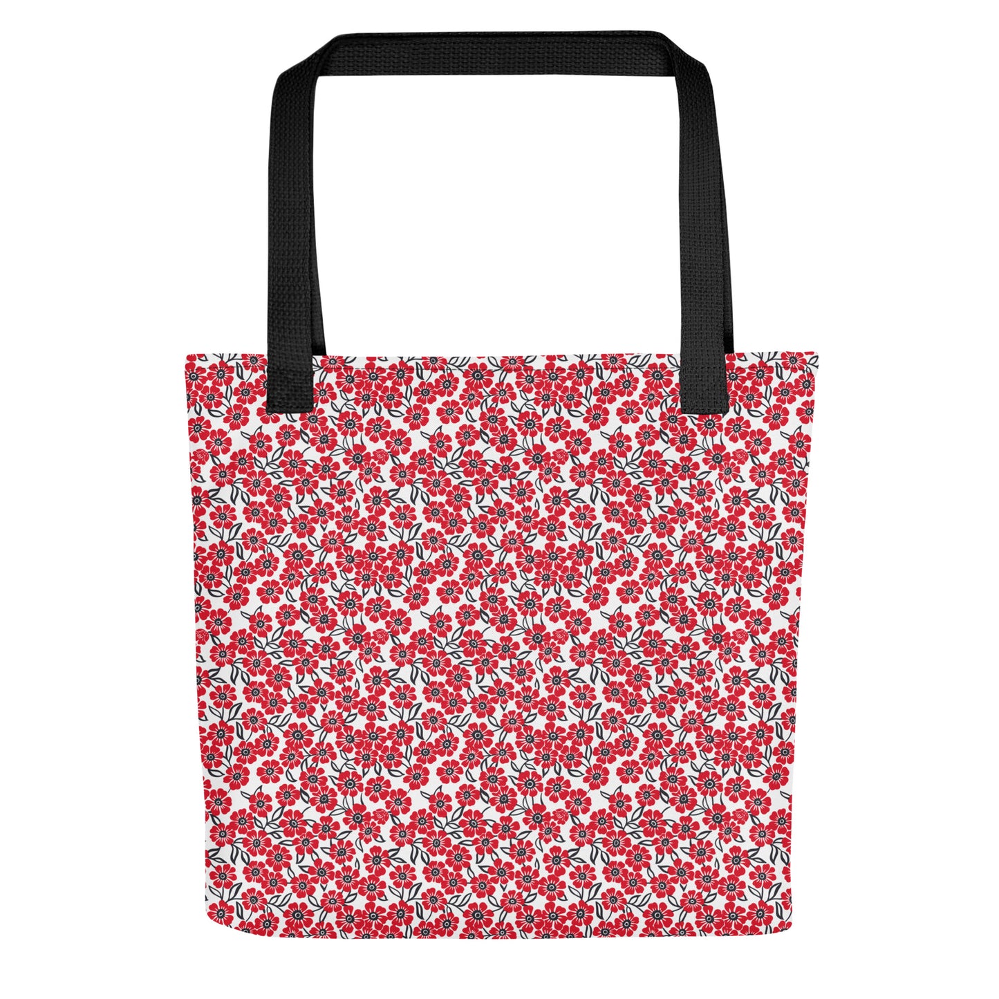 Scarlet Bloom  pattern - Tote bag