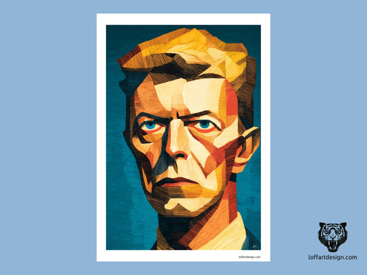 David Bowie Portrait Poster