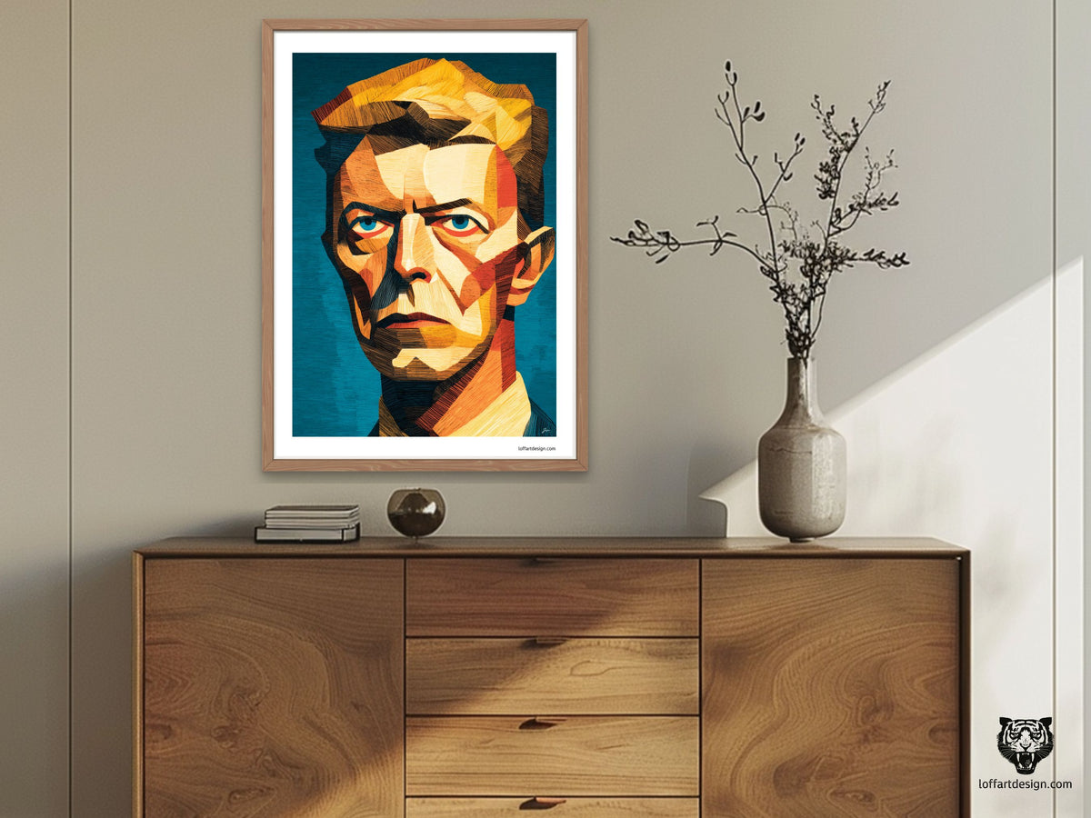 David Bowie Portrait Poster