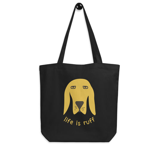 Original Dog,Tranquil Dog ,Whimsical Minimalism, Laid-Back Dog, tote bag