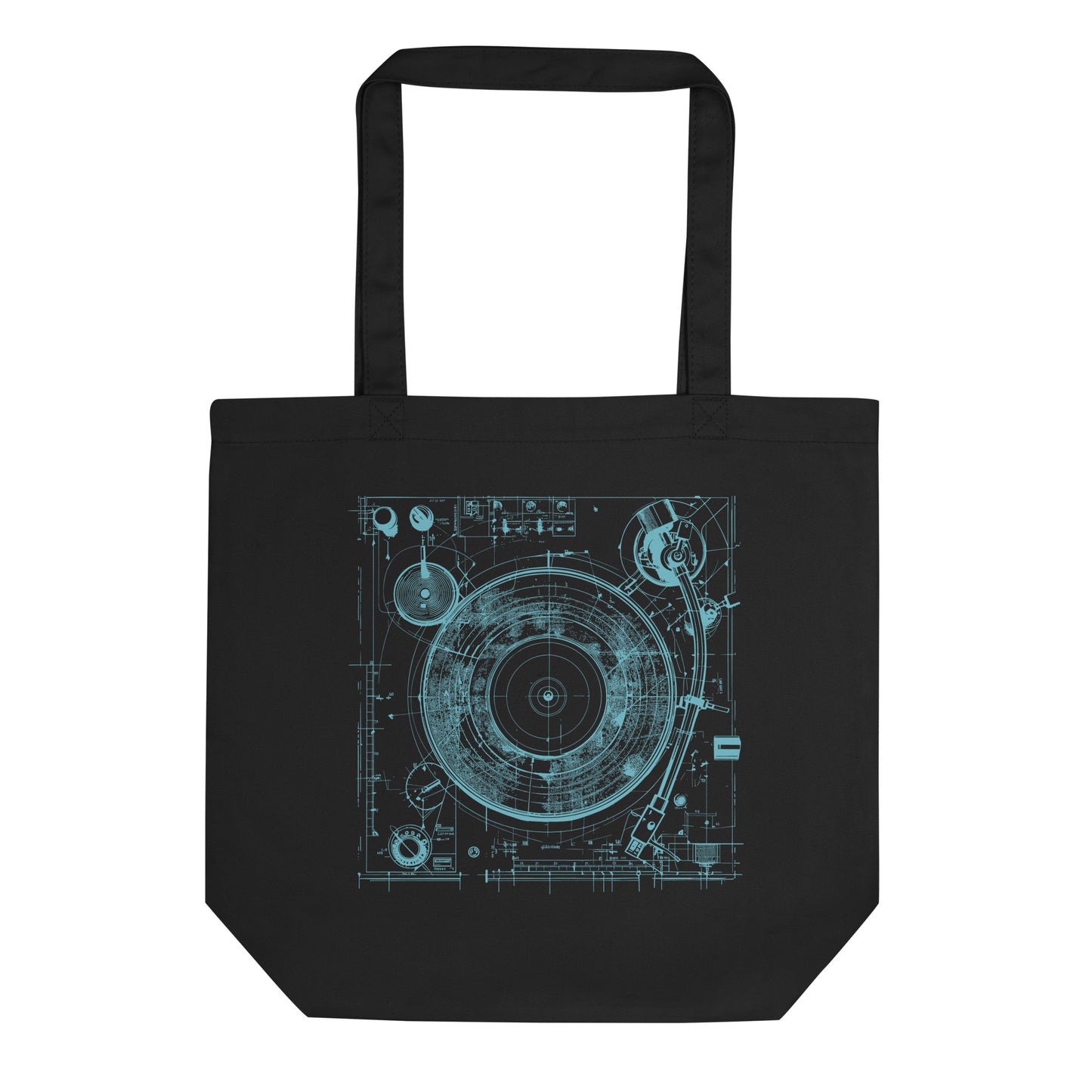 Vintage Vinyl Turntable - Eco Tote Bag