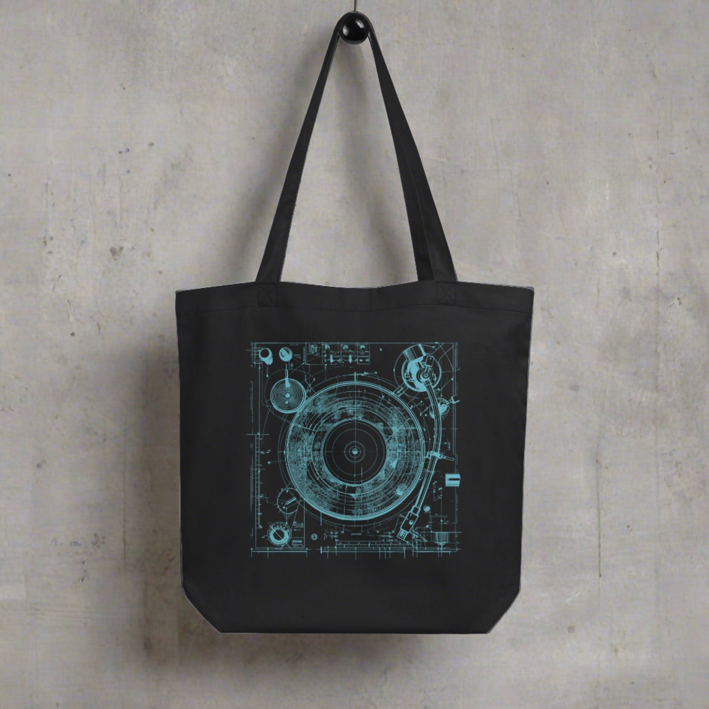 Vintage Vinyl Turntable - Eco Tote Bag