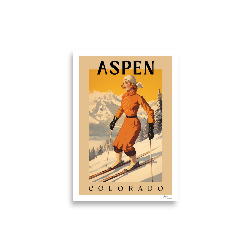 Aspen - Ski Vintage Poster