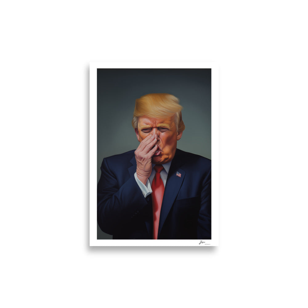 Trump - Funny Poster - Funny Bathroom Prints