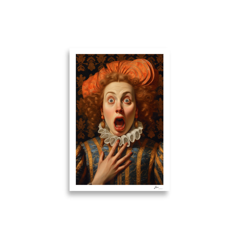 Dame Gwendolyn - Poster - Funny Bathroom Wall Art