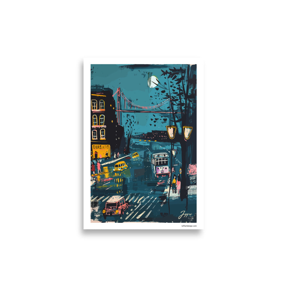 City Views L - Poster - Original Wall Art