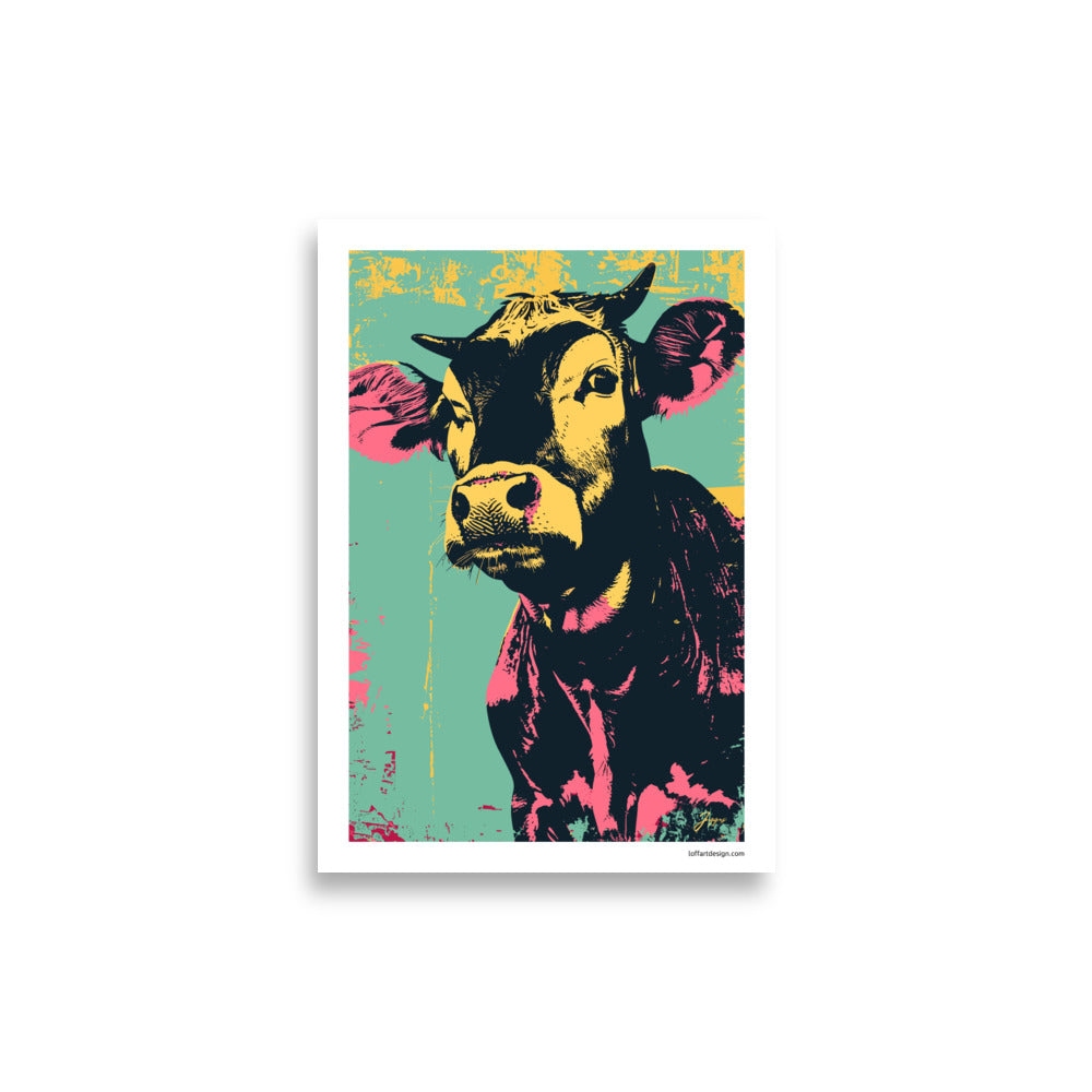 Milly - Farmyard Pop Portraits - Poster