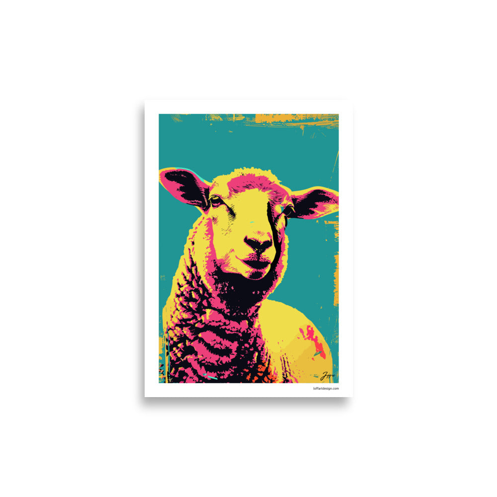 Olivia - Farmyard Pop Portraits Poster